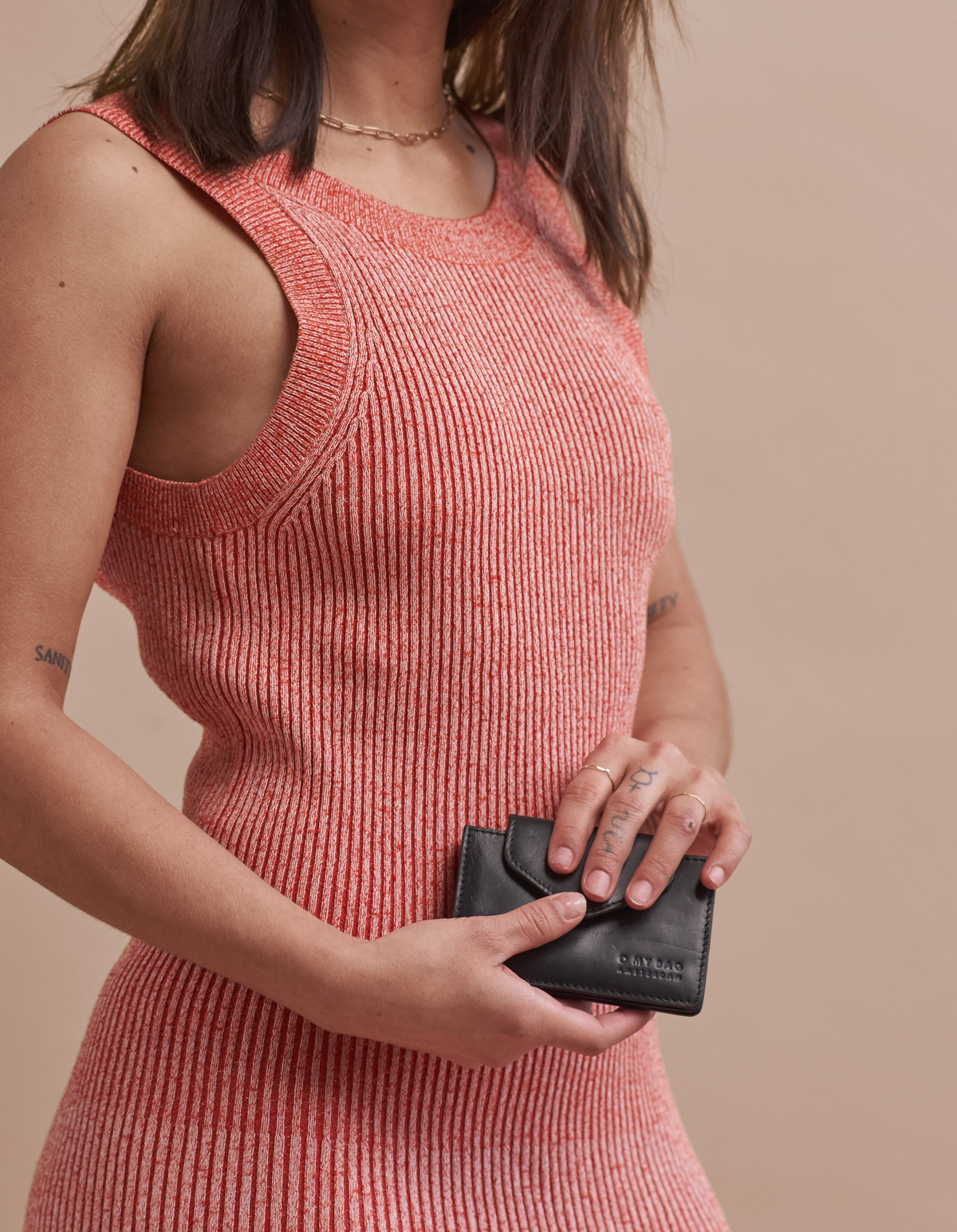 HARMONICA wallet I Black classic leather