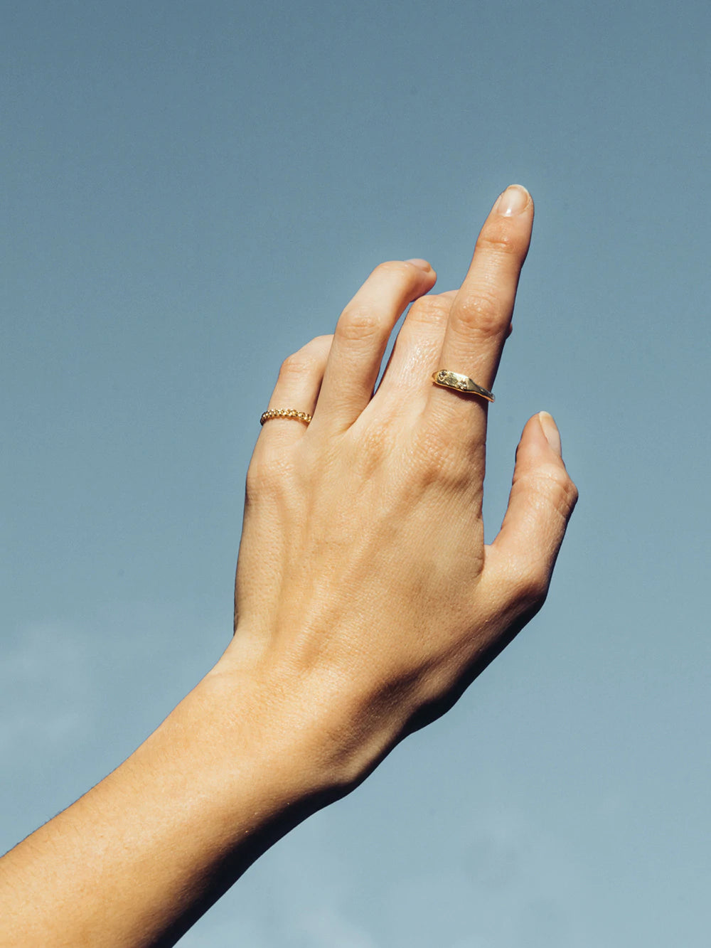 CURB CHAIN Ring | Goldplated