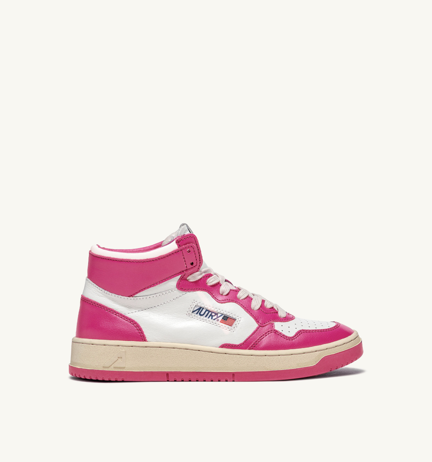 Maat 37 - AUTRY MID sneakers | leather bubble/white