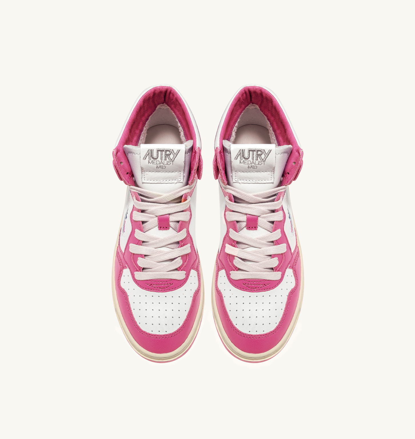 Maat 37 - AUTRY MID sneakers | leather bubble/white