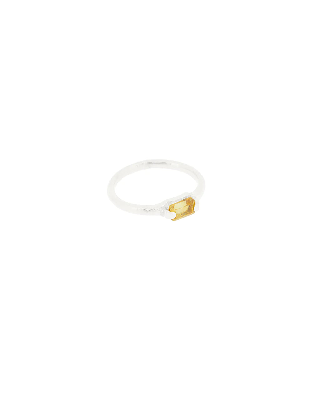 SHINING citrine ring⎜Silver