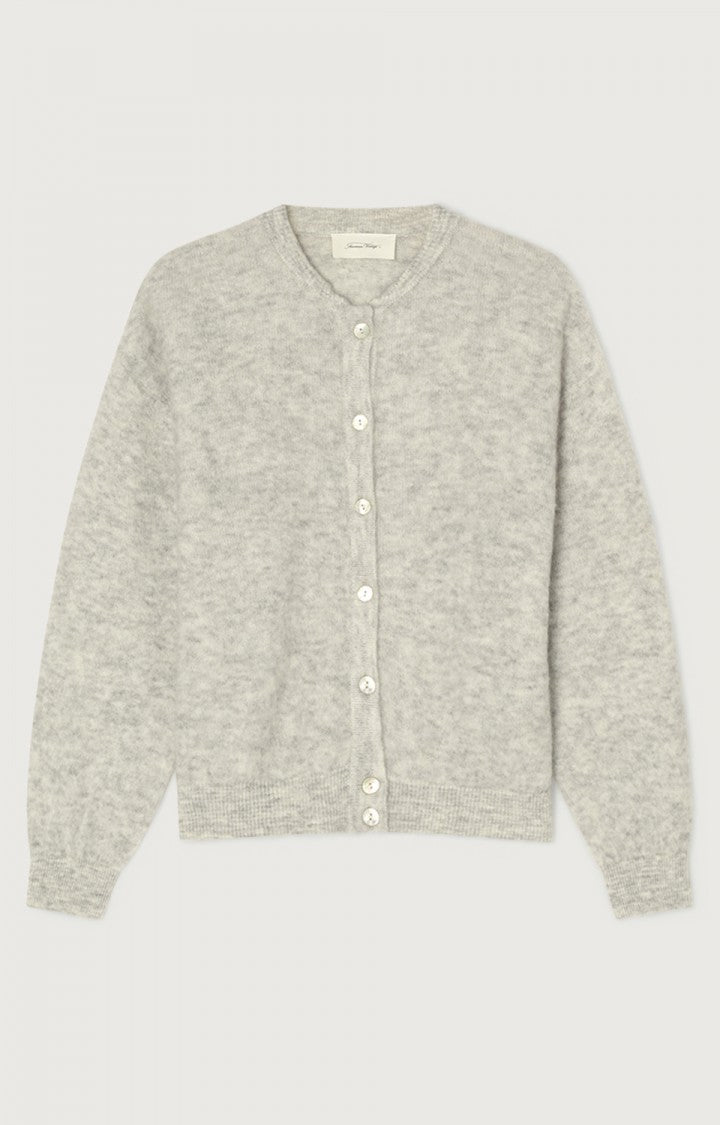 ZABIDOO cardigan o-neck⎜Grey