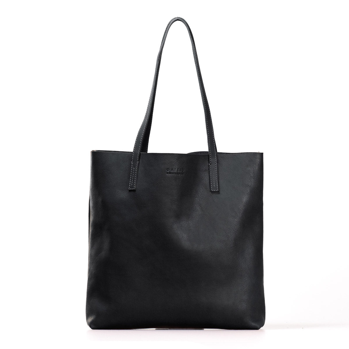 GEORGIA⎜Black soft grain leather