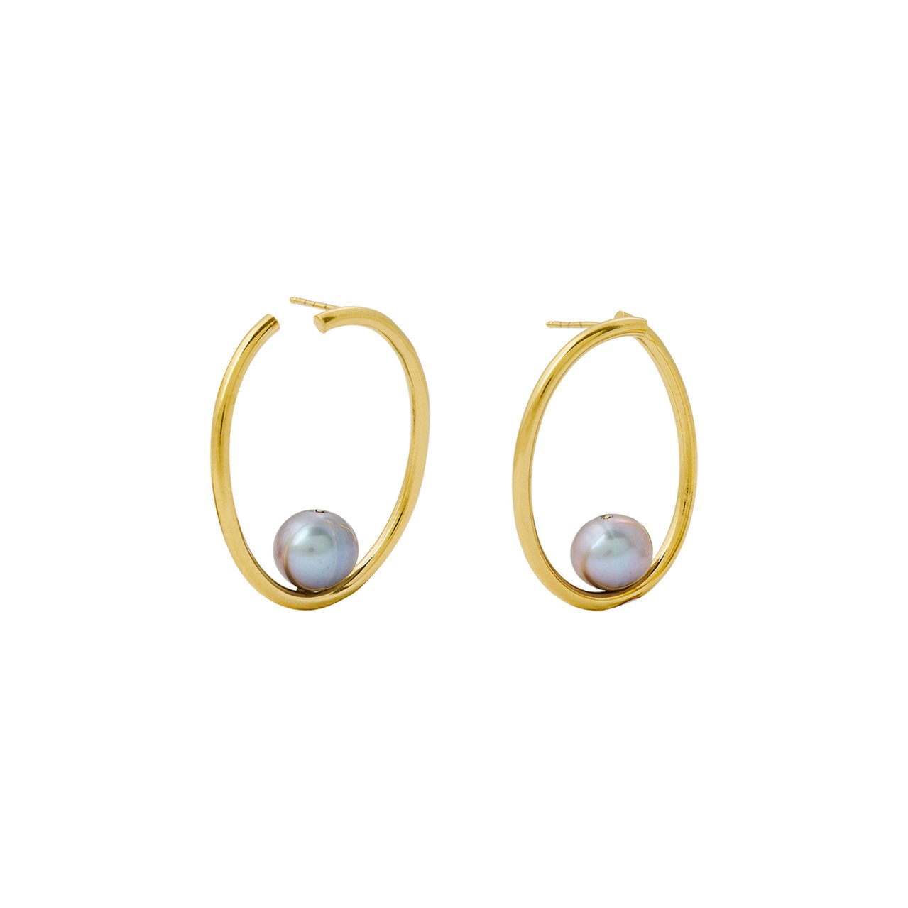 JJO8 earrings⎜Goldplated⎜Pearl