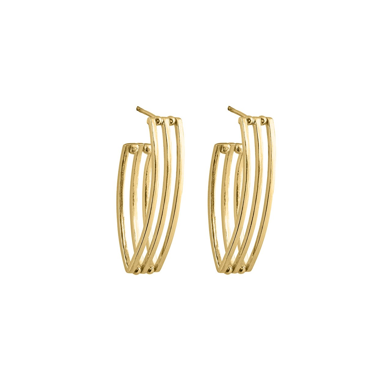 JO5 earrings⎜Goldplated