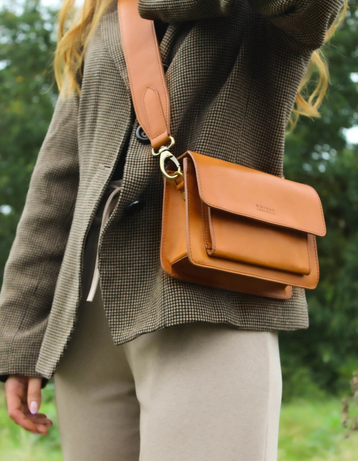 HARPER Mini | Cognac classic leather