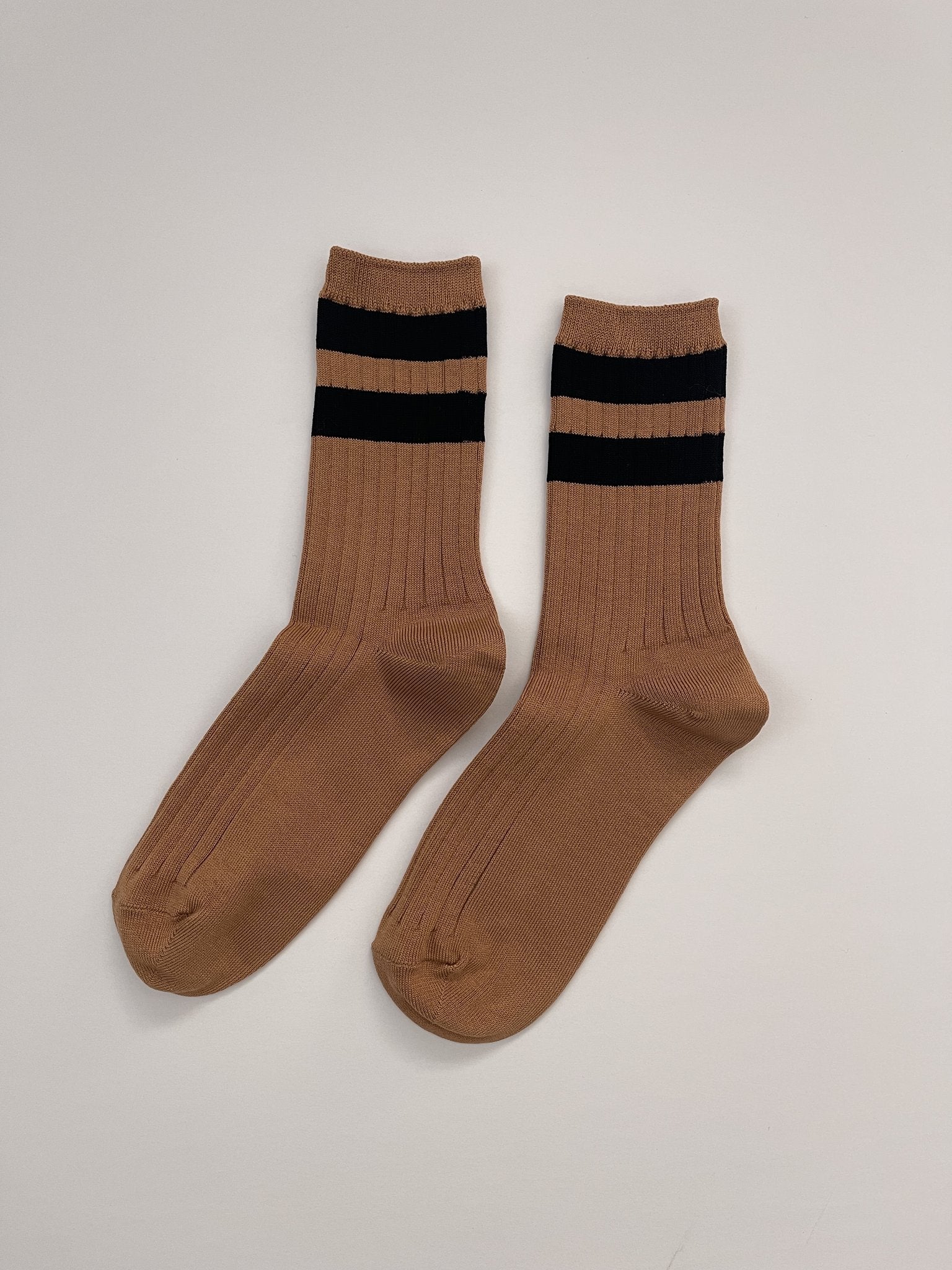 HER VARSITY socks PEANUT