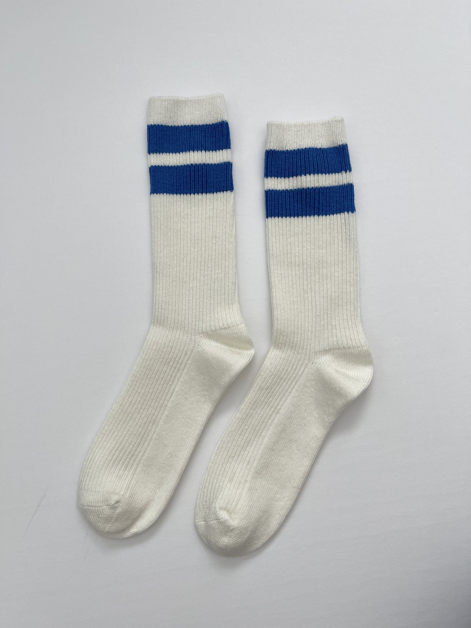 GRANDPA VARSITY socks⎜Sugar blue stripe