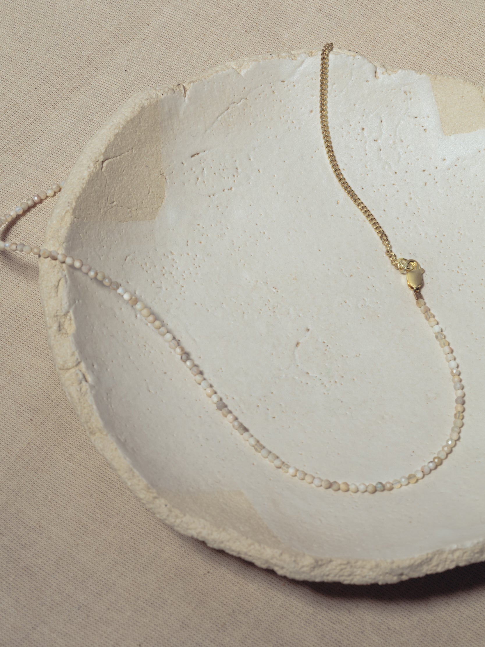 NIGHTSKY necklace⎜Goldplated⎜Opal