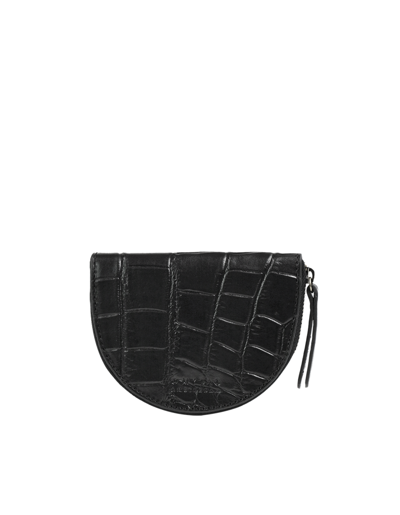 LAURA'S purse⎜Black Croco