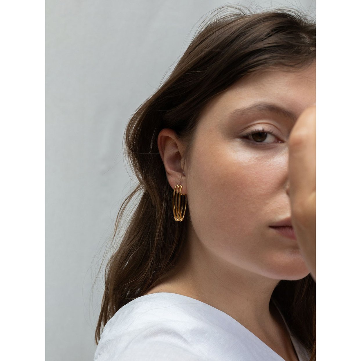 JO5 earrings⎜Goldplated