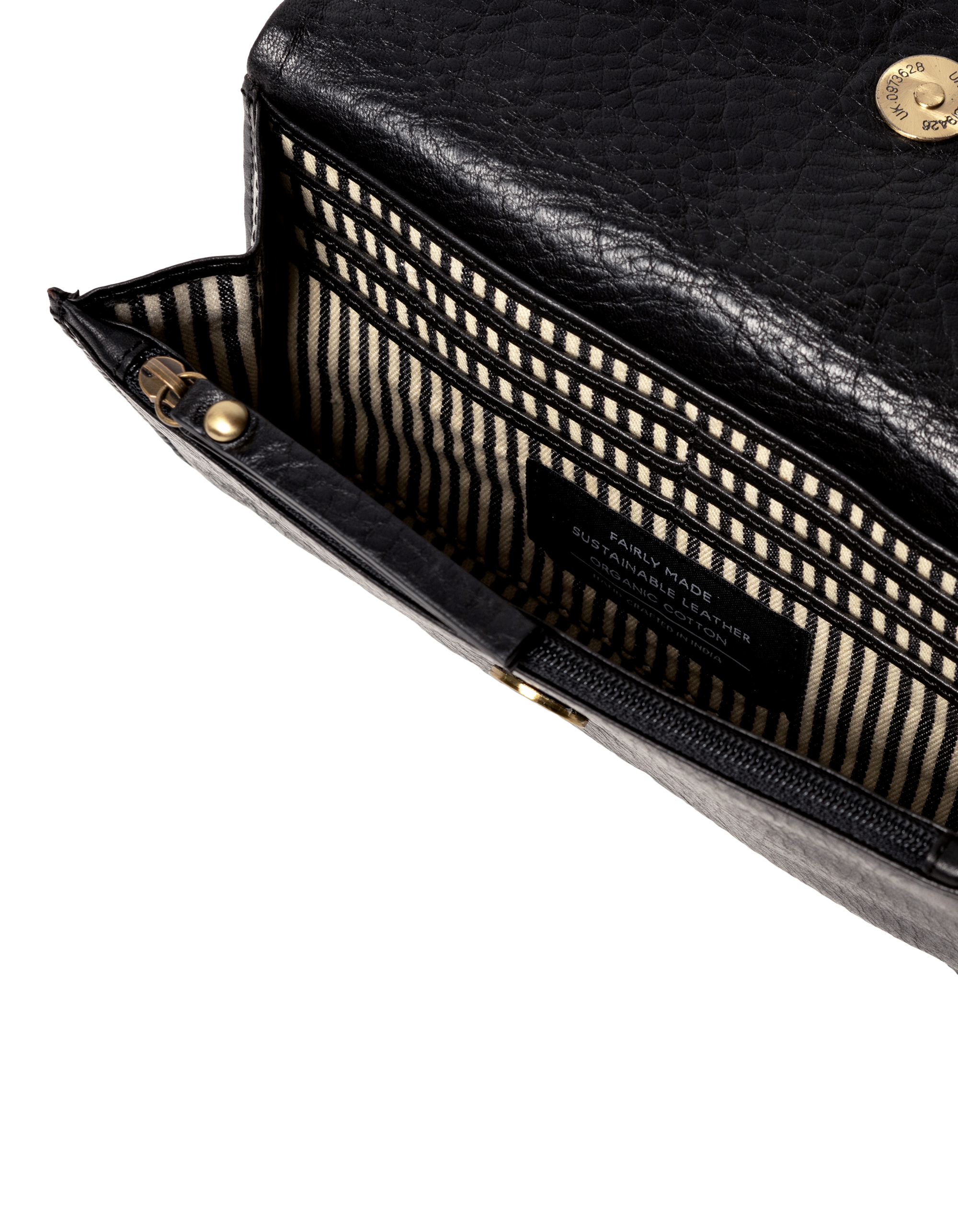 PAU pouch⎜Black stromboli leather
