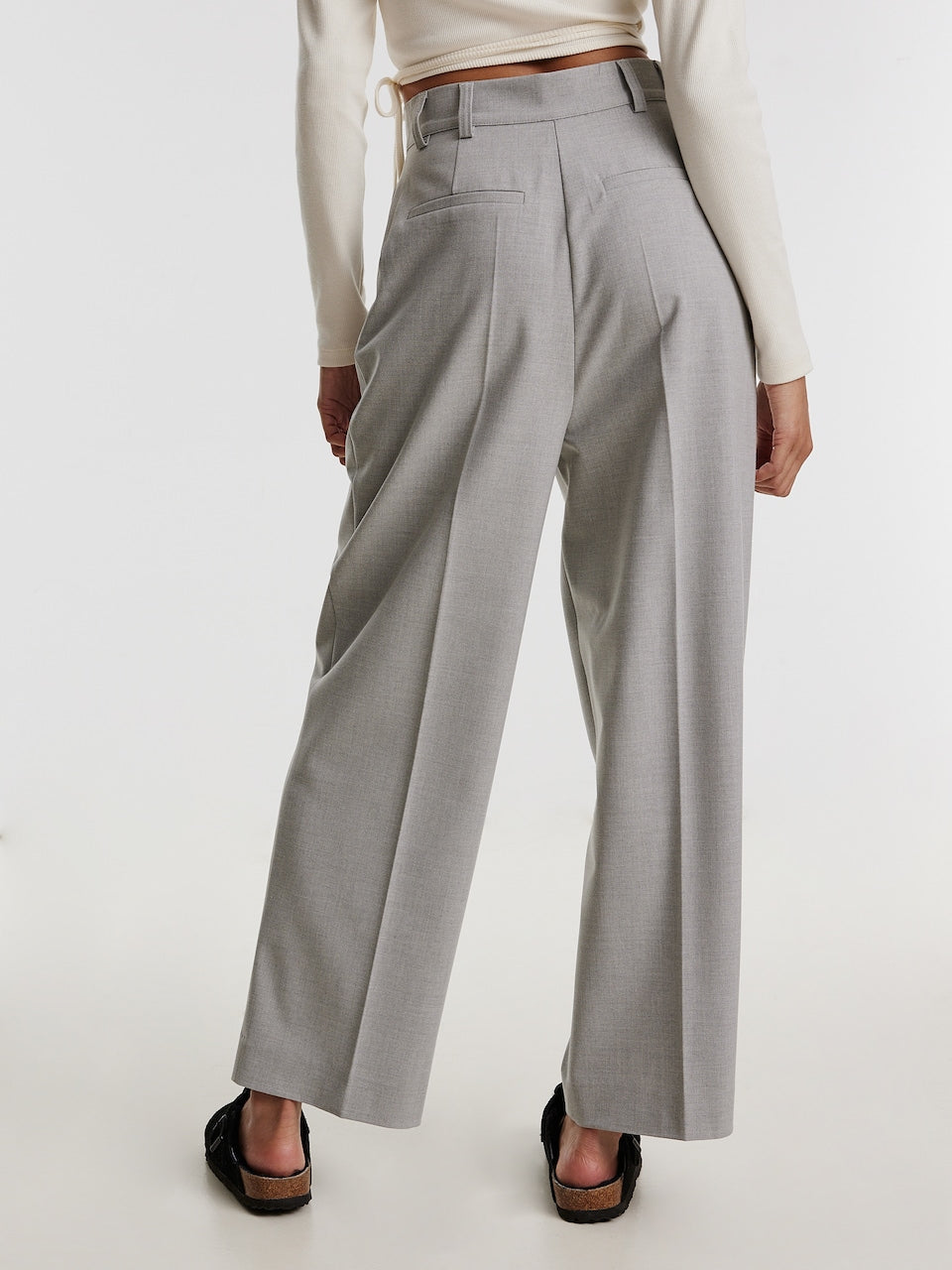 KAJ Trousers Grey melange