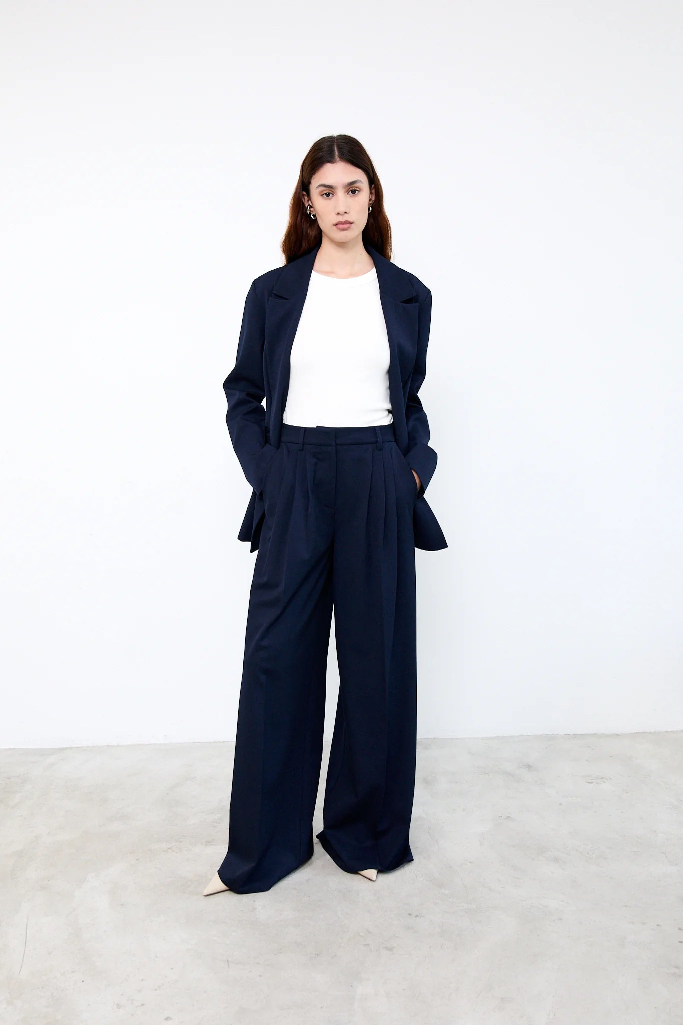 CAMILLE Pants  - Navy