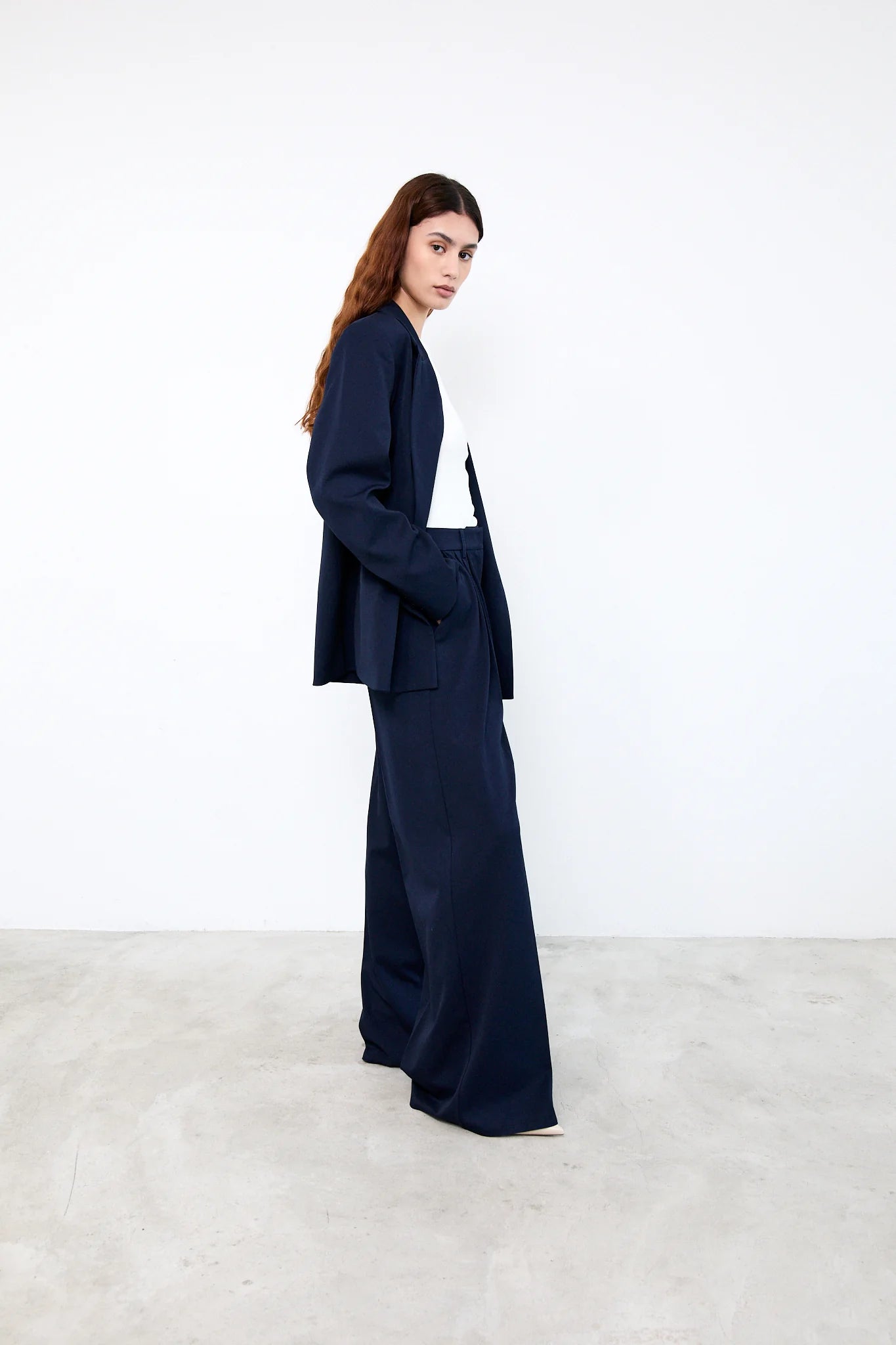 CAMILLE Pants  - Navy