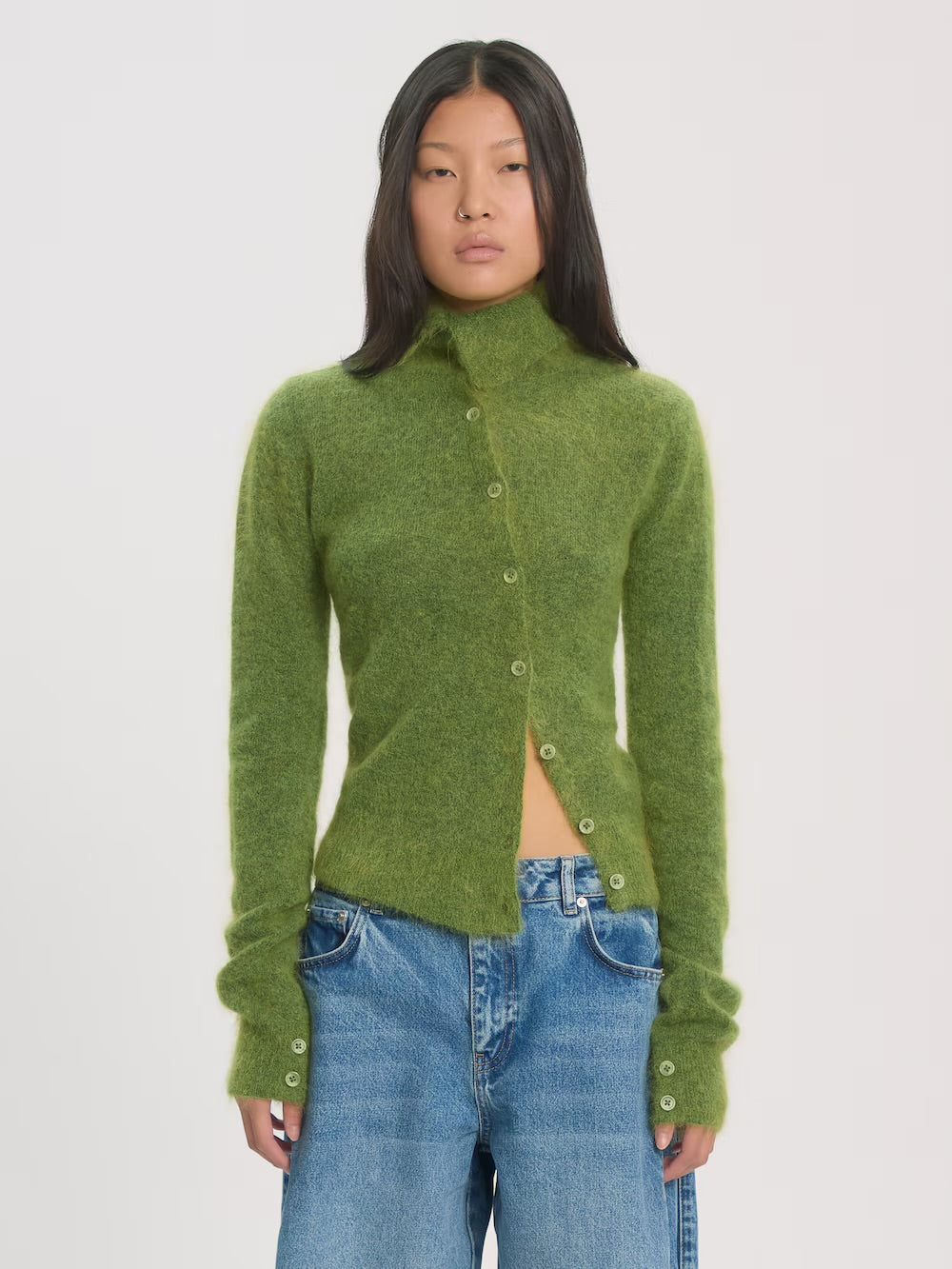 MARGO cardigan DARK CITRON