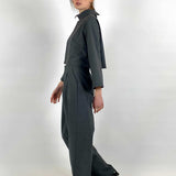PEARL Pants flanel Charcoal