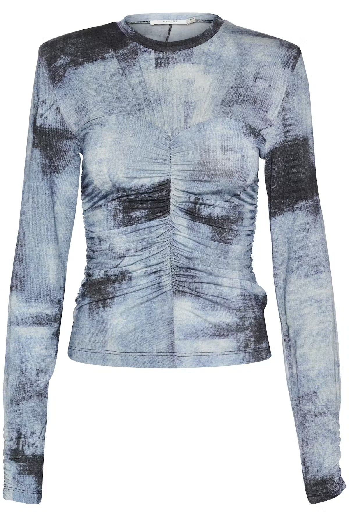 AREEN GZ LS Blouse Blue denim
