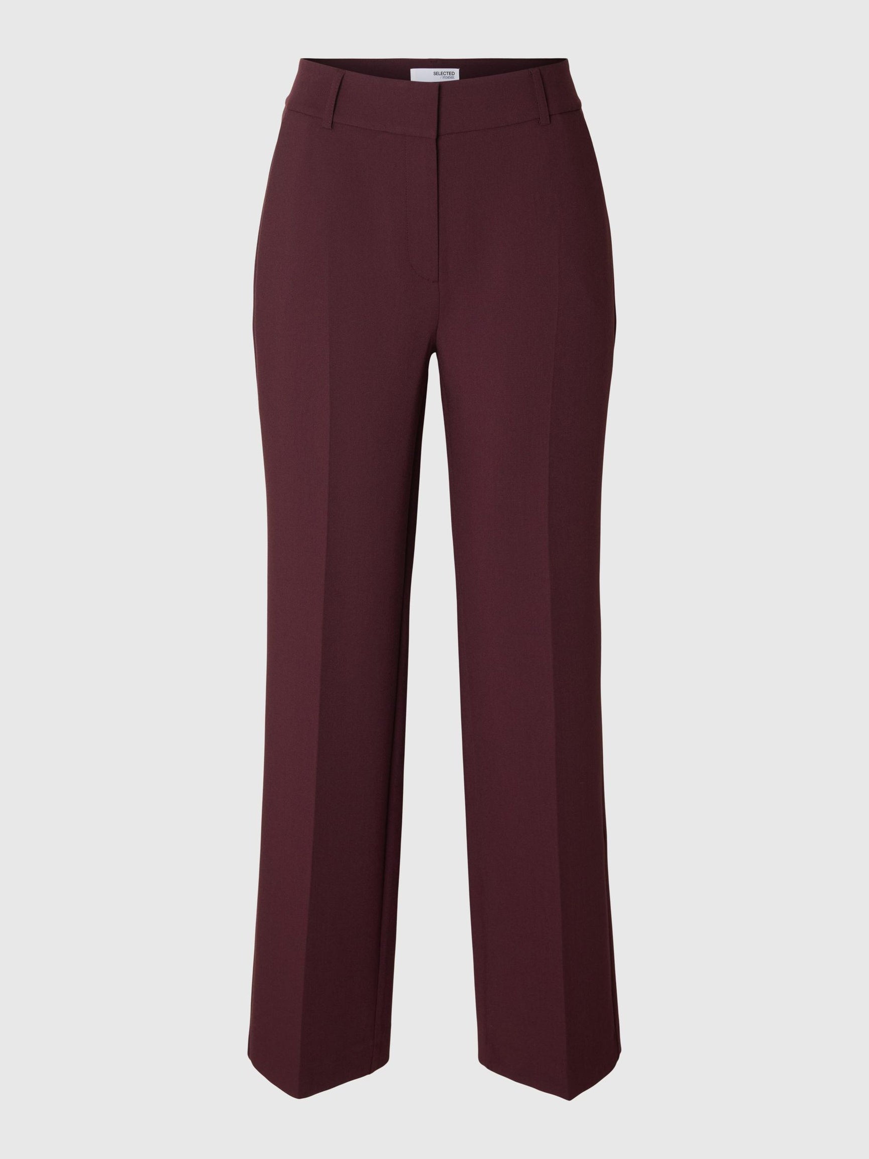 SLWRITA MW Wide Pant - Tawny Port