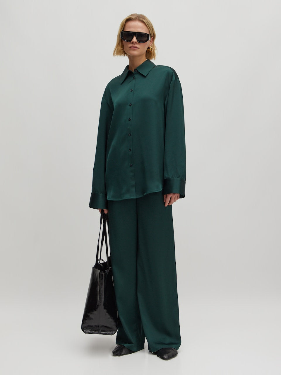 OVERSIZE LEONORA Shirt scarab