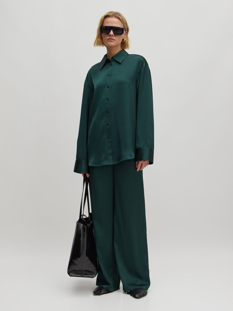 OVERSIZE LEONORA Shirt scarab