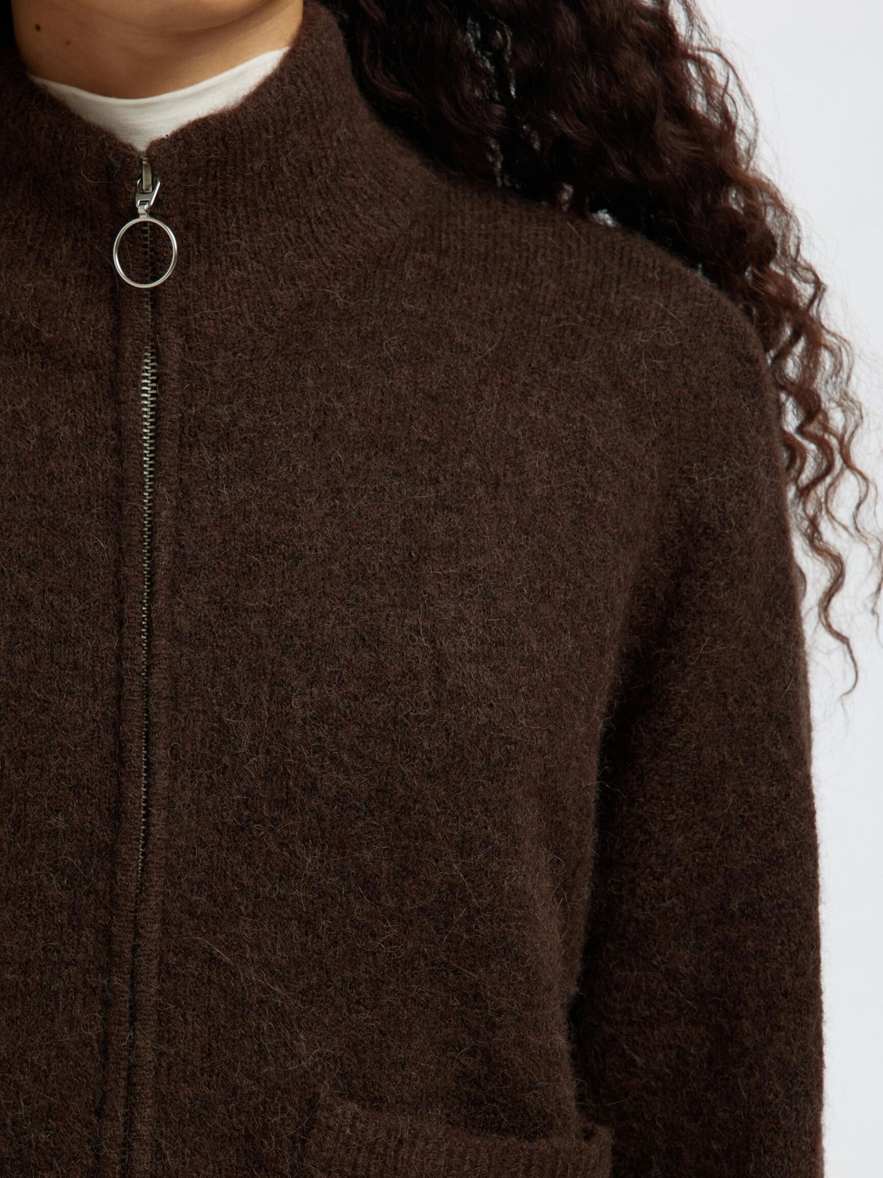 SLFSIA Zipper Cardigan Delicioso