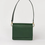 AUDREY mini PINE GREEN Classic Leath