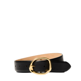 SLFFELINE Leather Belt BLACK