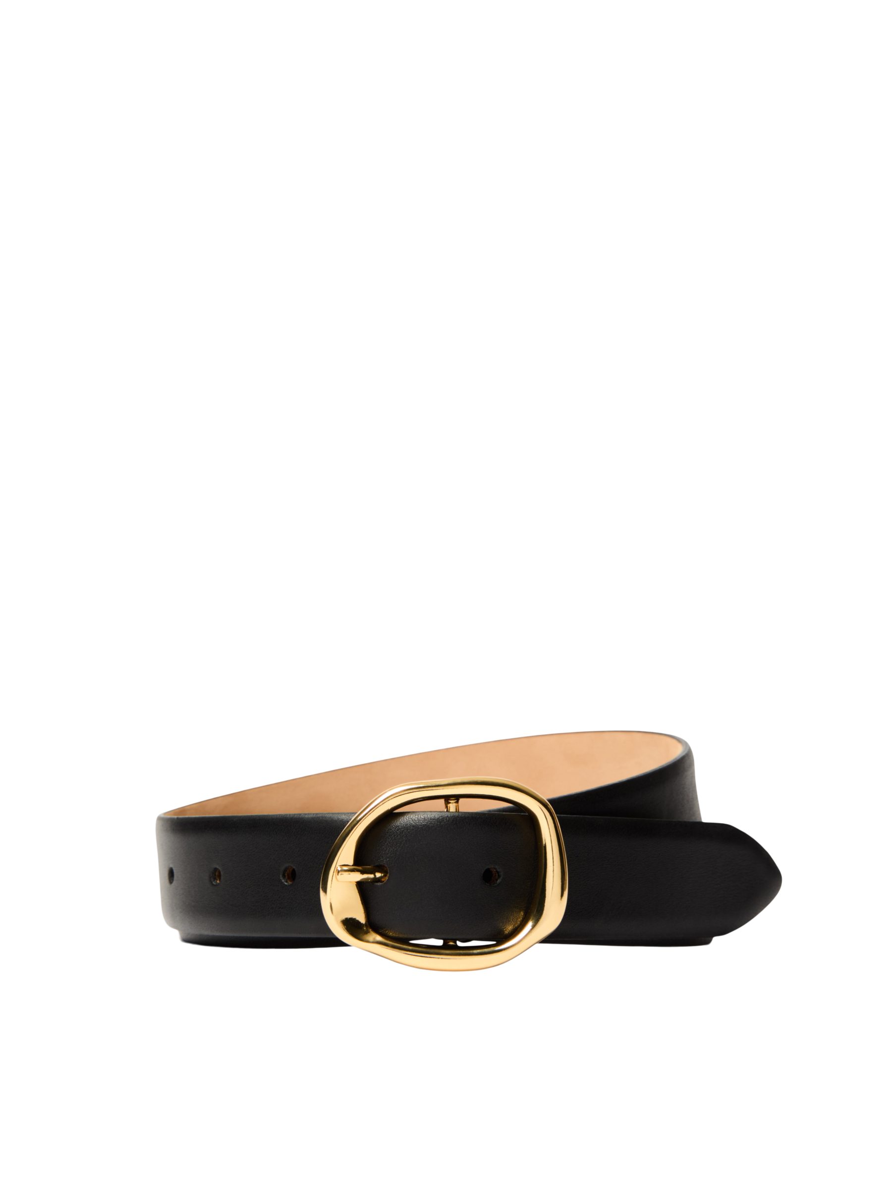 SLFFELINE Leather Belt BLACK