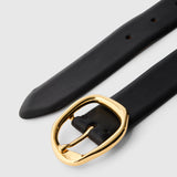 SLFFELINE Leather Belt BLACK