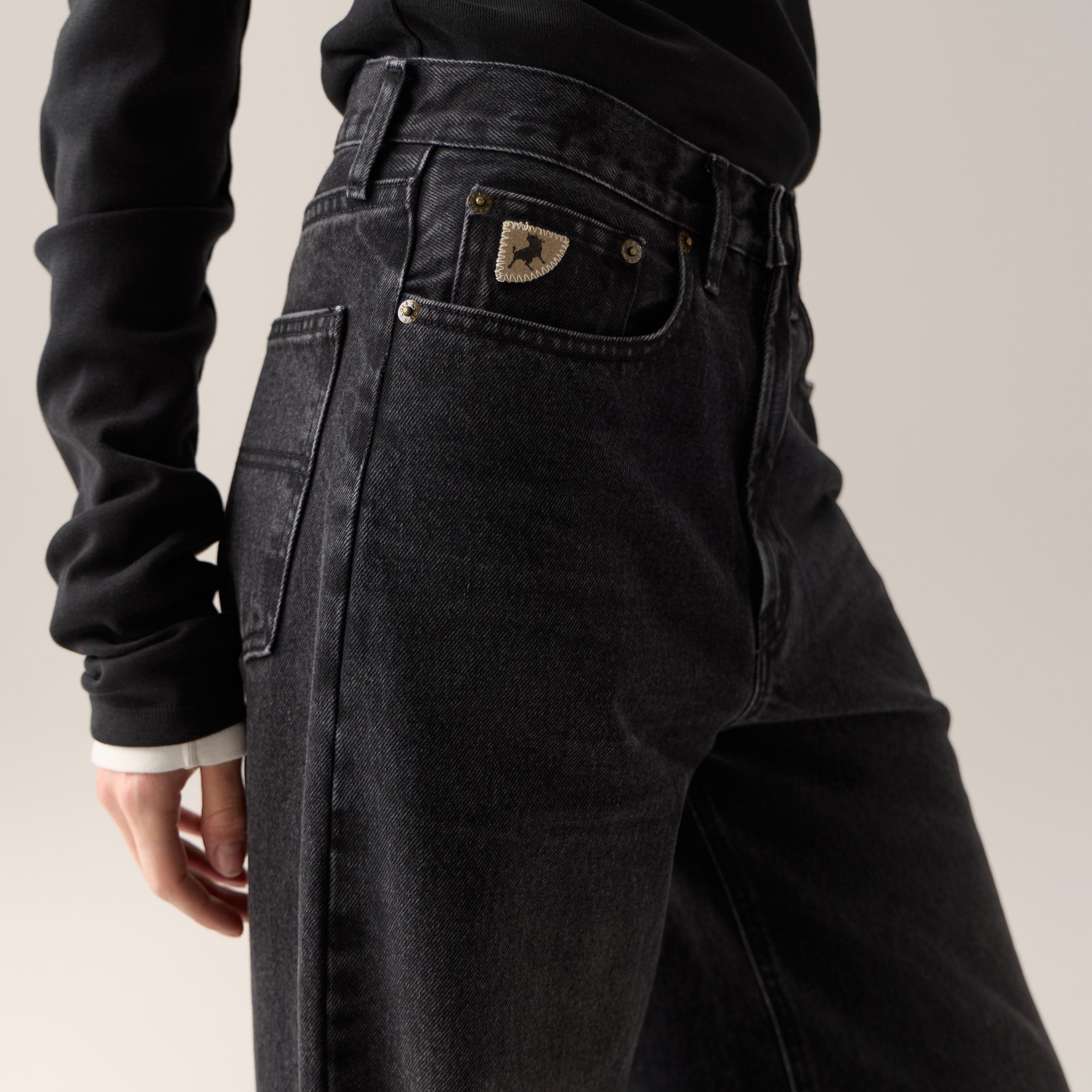 SKATER LOOSE San Remo - Coal stone