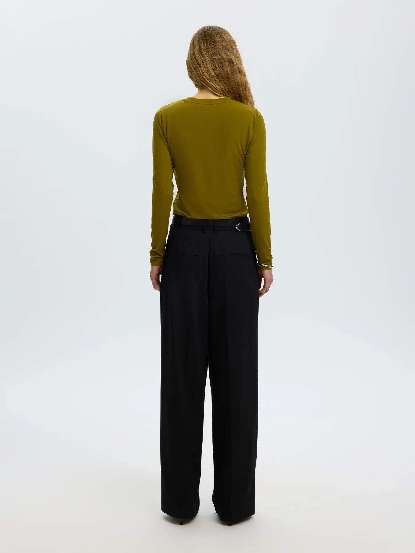 SLWMANJA LS O-neck FIR GREEN