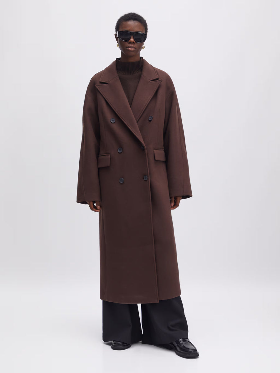 HAIMA Oversized Coat BROWN