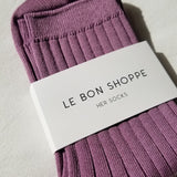 HER Socks mc cotton ORCHID