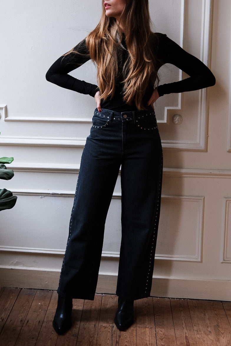 BARRELSTUDS Grey Denim Jeans