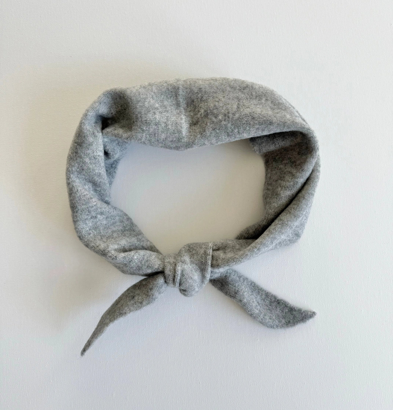 FUZZY Wool Scarf - Grey