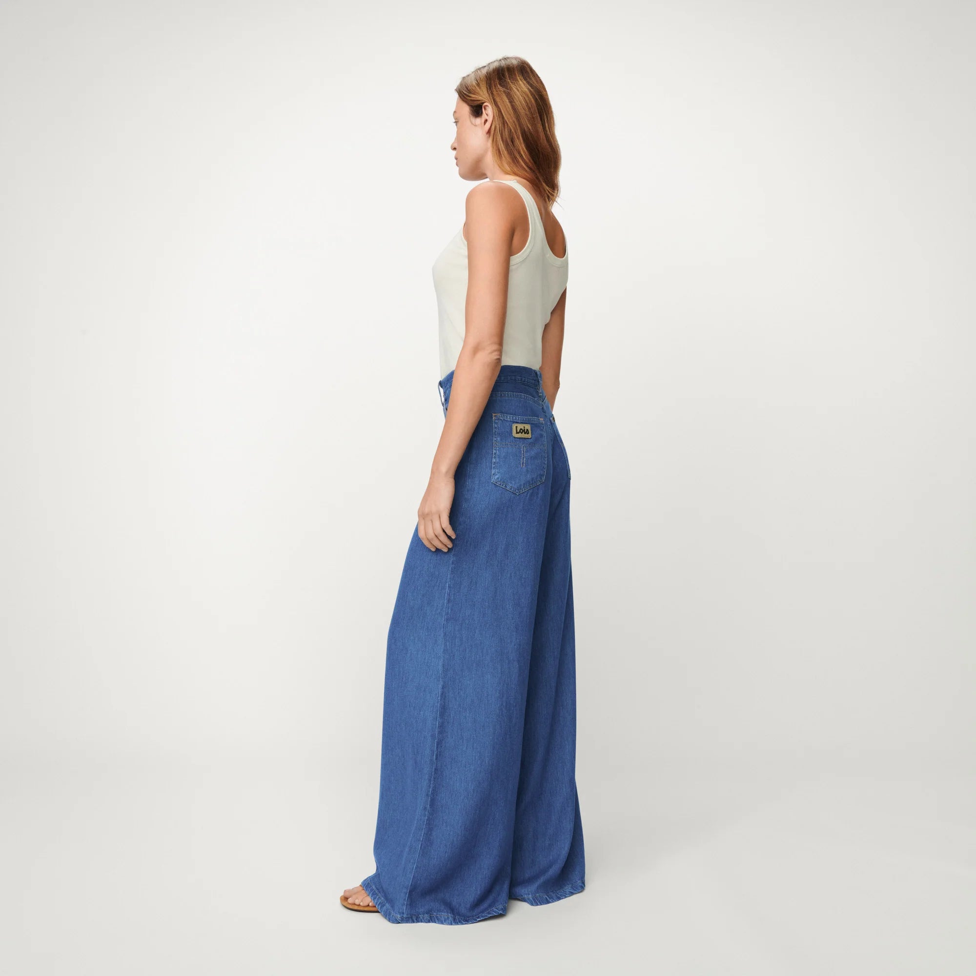 MARLENE Linen Jeans - Hydron Soft