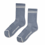 BOYFRIEND Socks BLUE GREY