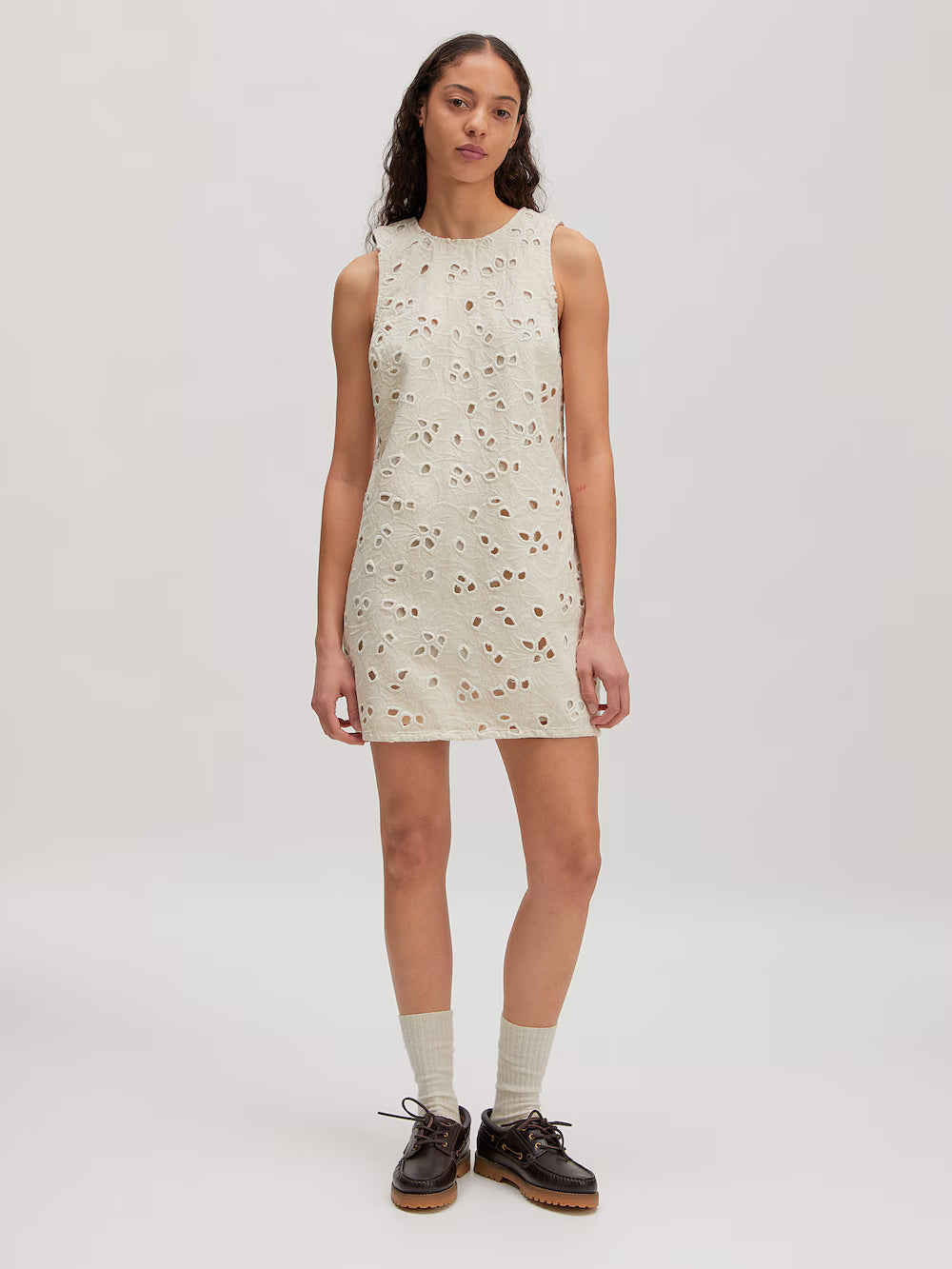 NICKY demin dress BEIGE
