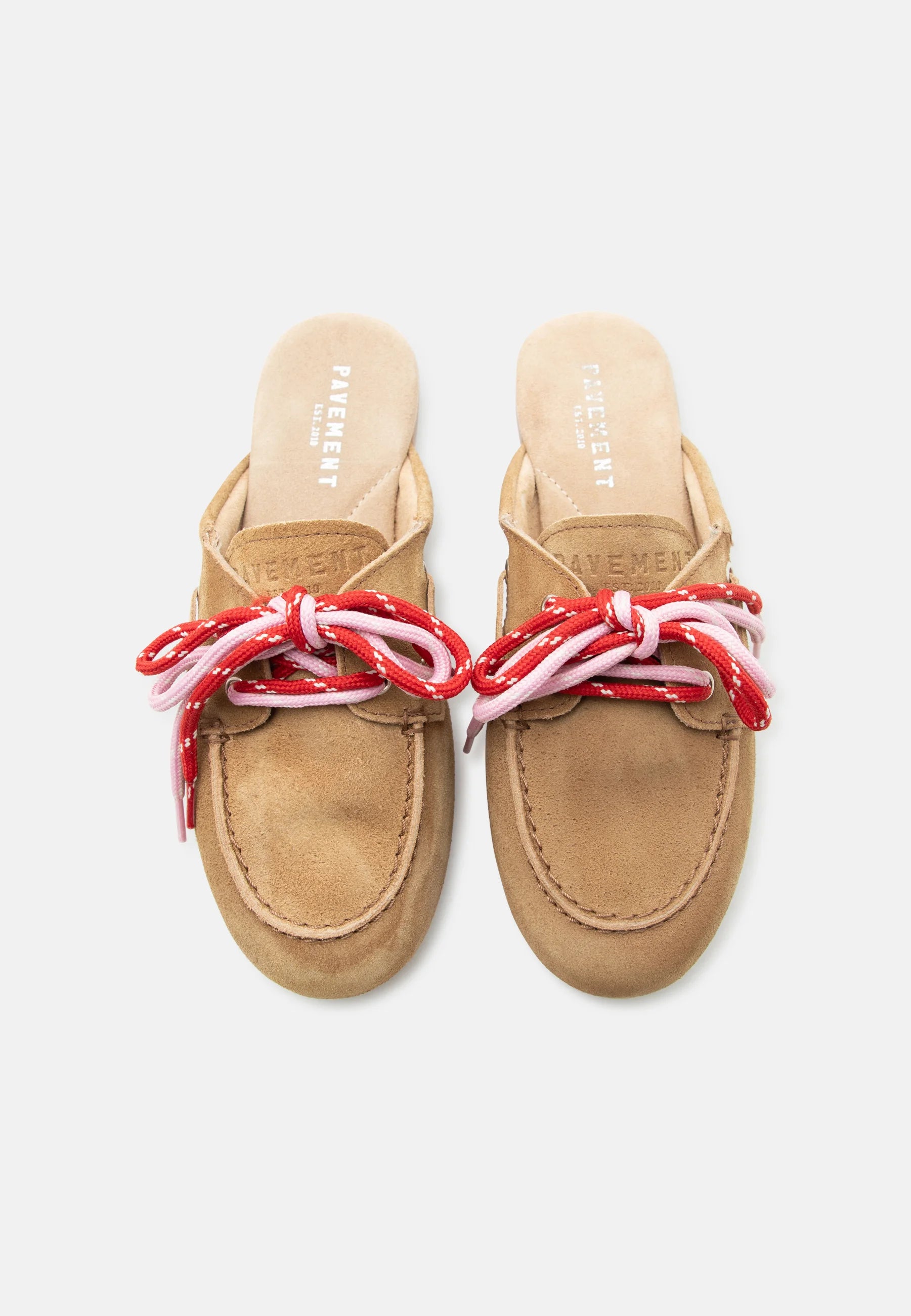 PAVEMENT YASMA LACE LOAFERS TAUPE