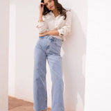 CELINE Jeans Wide Cut BLUE
