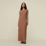 LOIS - AURA Linen dress Trush