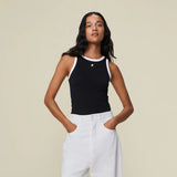 LOIS - IDA Tank top Black