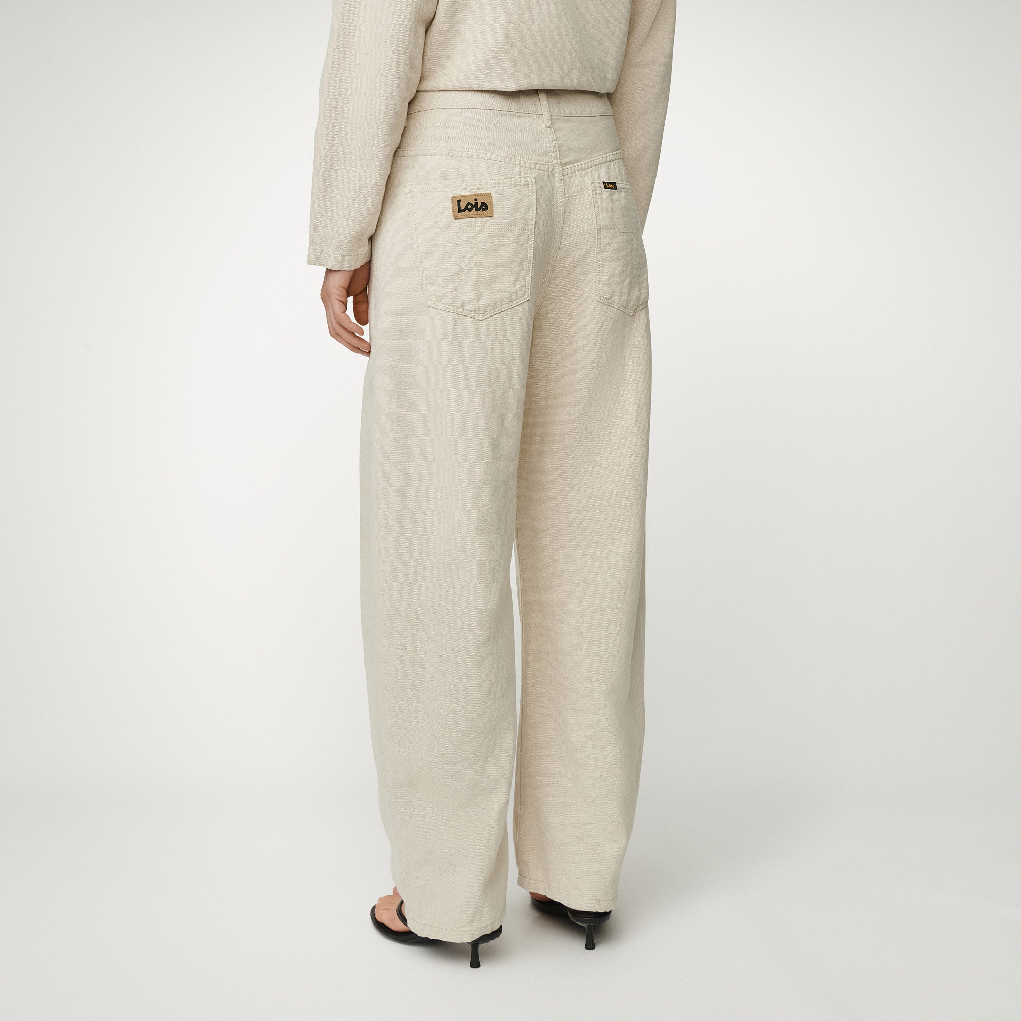 DALI  Linen Jeans - Natural Linen Rinse