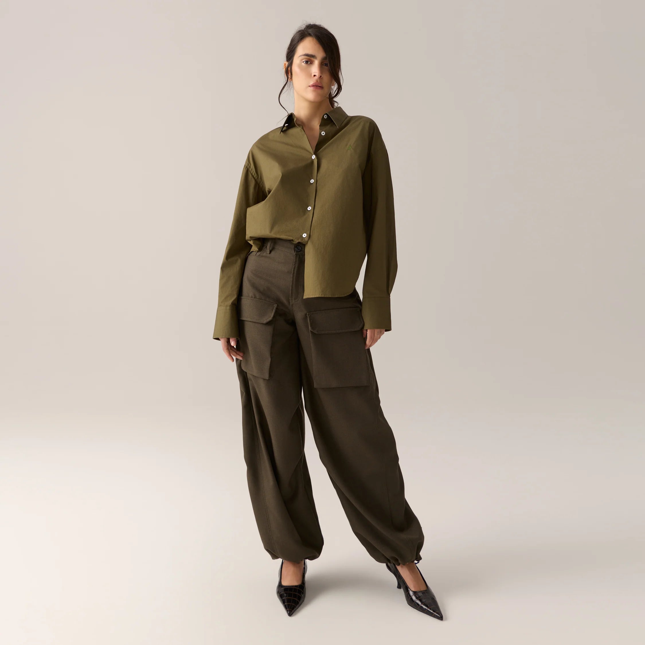 LOIS CARYN shirt DARK FOREST