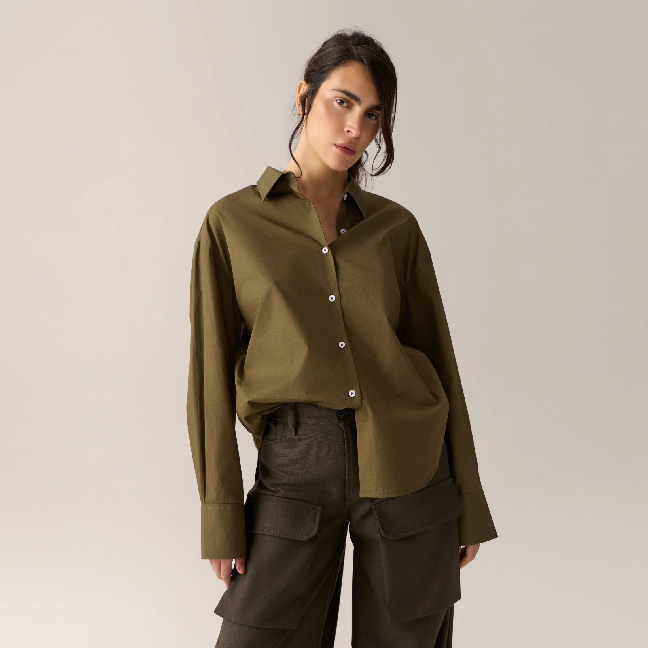 LOIS CARYN shirt DARK FOREST