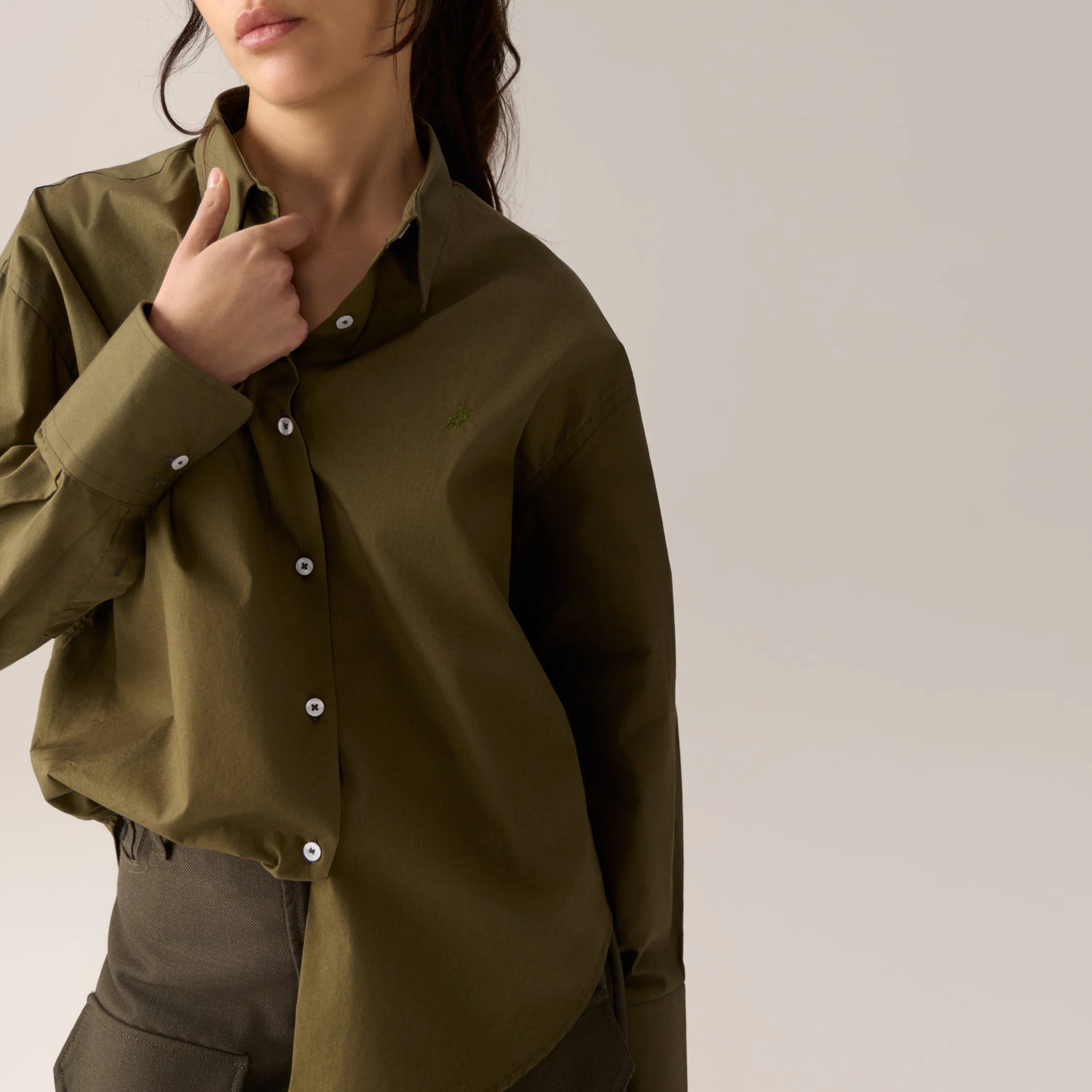LOIS CARYN shirt DARK FOREST