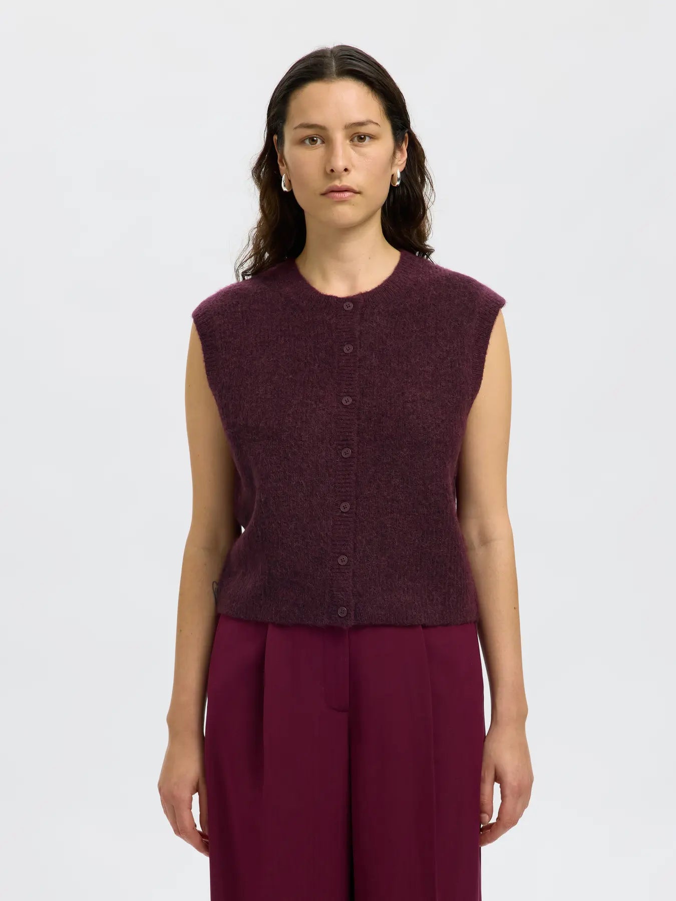 SLFLULU SL Button O-neck Fig