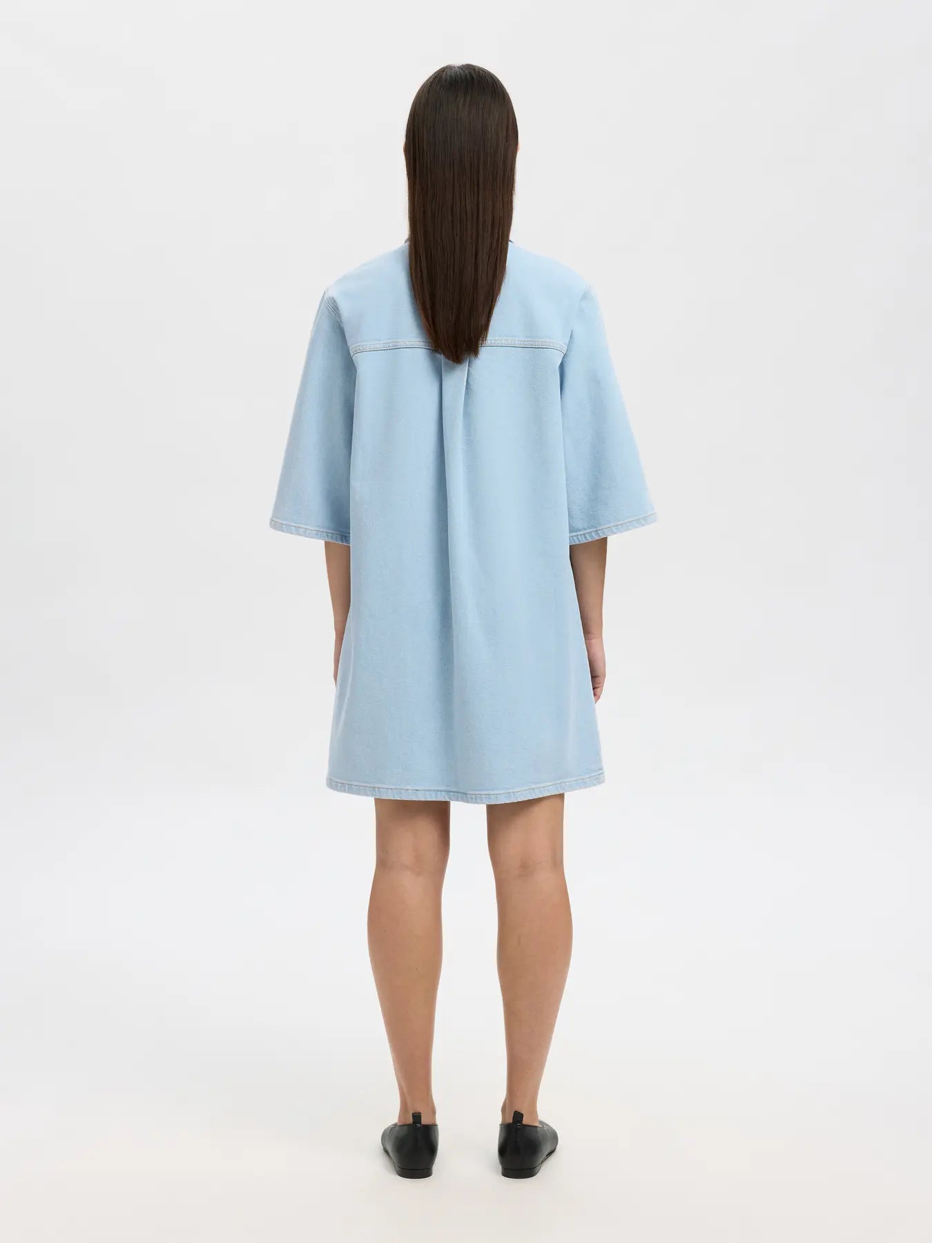 SLFHARPER Sky Blue Short Dress