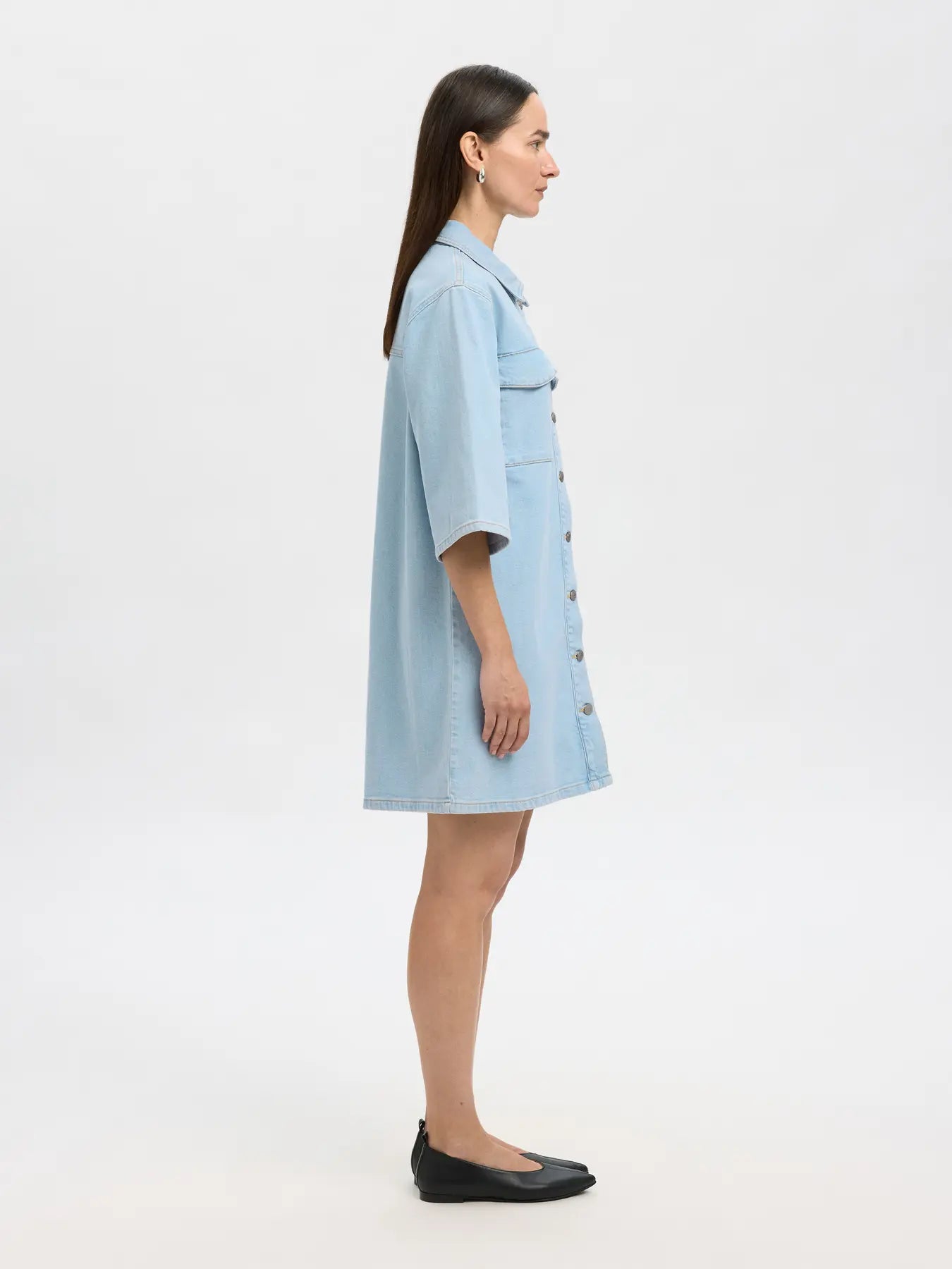 SLFHARPER Sky Blue Short Dress